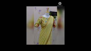 chinnon, Georgette sarees with blouse