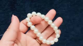 How to make pearls bracelet