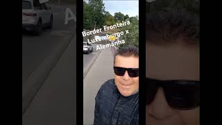 Fronteira Luxemburgo x Alemanha #amoviajar #viajar #europa #euro #luxemburgo #penaestrada #mochilão