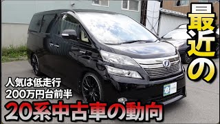 【ヴェルファイア20後期】最近の販売動向はいかに【中古車】