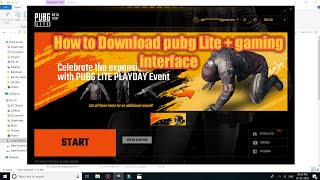 How to download and install PUBG LITE (free)