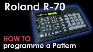 How to programme a Footwork Juke Break Beat on the Roland R-70