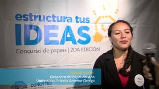 Estructura tus IDEAS - Segunda Edición (Ceremonia de premiación)