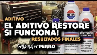 El aditivo Restore sí funciona! Comprobado!