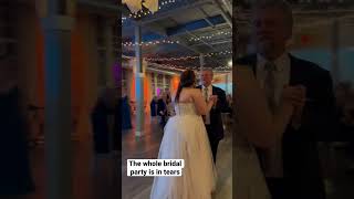 Wholesome moment father daughter dance at a wedding