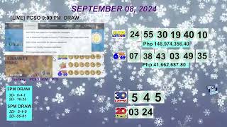 [LIVE] PCSO 9:00 PM DRAW - SEPTEMBER 08, 2024 LOTTO RESULTS