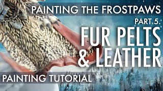 Space Wolves Painting Tutorial | FUR PELTS & LEATHER, White Fur, Space Marine, Warhammer 40K