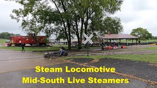 Steam Locomotive at the Mid-South Live Steamers