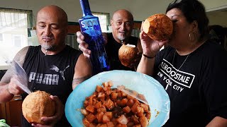 🇼🇸 Mom & Dad in SAMOA making POKE & drinking Coconuts (Niu) // Samoa Vlog #214