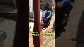 Disuruh sholat Jumat malah muter muter #automobile #ninja #videoshort #videoviral #sepedabmx