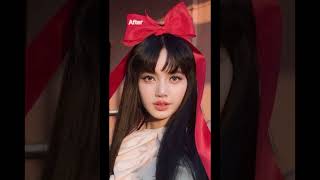 Lisa before VS after born pink #viralvideo #trending #trendingshorts #recommended #lalisamanoban 🖤💗