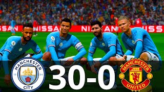 MESSI, RONALDO, MBAPPE, NEYMAR, ALL STARS | MAN CITY 30-0 MAN UNITED