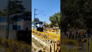 Omkareshwar Road  khandwa Trials Train#shorts #viral #indianrailways #shortvideo