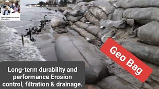 #Geo bags also known as Geotextiles Bags,Used for slope protection and river training work.