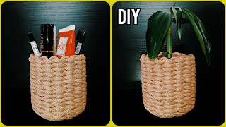 💥#EP11 | Never Lose This Easy Way to Make Macrame Basket 💙😍