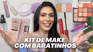 KIT DE MAQUIAGEM PARA INICIANTES - MONTANDO UM KIT COMPLETO COM PRODUTOS BARATINHOS | Miga Sua Make