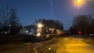 NS 5657 GP38-2 leads CR MA01 through Piscataway with a friendly crew