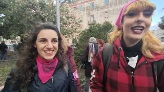 Messina - Corteo contro la violenza sulle donne.