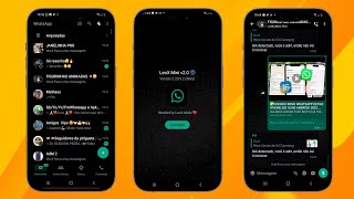 SAIU! NOVO WHATSAPP AMOLED LITE COM FUNÇÃO DE EDITAR  MENSAGENS,FIXA CONVERSAS,EMOJIS IOS 16