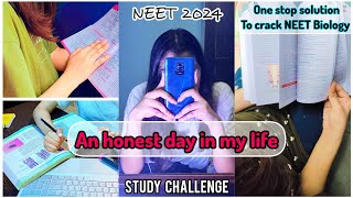 A day in my life Best book for Biology Neet 2024 Study vlog ✌🏻PW Yakeen 2.0  📕🧬🎯