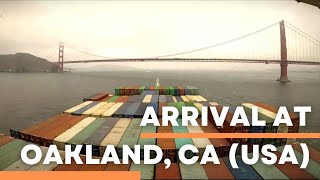 Time-lapse - Arrival at Oakland, San Francisco Bay Area