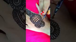 New mehndi design ||Stylish one side mehndi design ||latest mehndi design ||Mehndi design#ytshorts