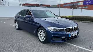 BMW APPROVED USED CAR OVERVIEW  BMW 5 Series 520d SE Saloon LL67UMU, 2017 (67) 29,168 miles 1 Owner