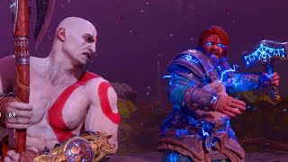 God of War Ragnarök -Young Kratos God Destroyer vs Thor & Odin  Final Boss Fight & Secret Ending