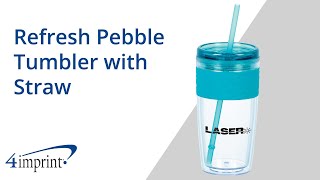 Refresh Pebble Tumbler with Straw by 4imprint