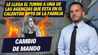 LE LLEGA EL TURNO A UNA DE LAS AGENCIAS QUE ESTA EN EL CALENTÓN DPTO DE LA FAMILIA - CAMBIO DE MANDO