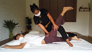 Most Incredible THAI WARRIOR MASSAGE Therapy in Bangkok, Thailand (MUST TRY)