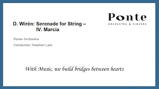 Ponte Orchestra 本地樂團：Serenade for String (IV. Marcia) by Wirén