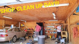 Shop Day | Shop Clean Up Time-lapse