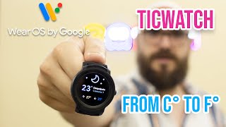 SOLUTION! How to change your Android Smartwatch from Celsius to Fahrenheit (C° to F°) - Wear Os