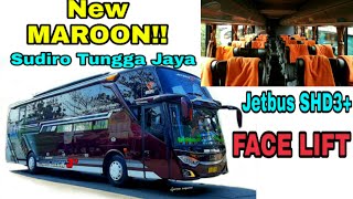 ReviewSingkat~ STJ MAROON!! - Po.SudiroTunggaJaya Jetbus SHD3+ Facelift. Jakarta - Ponorogo