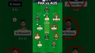 PAK vs AUS T20 GL Team. #glteam #virals #pakvsaus #livematch..