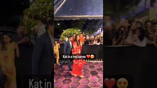 Katrina kaif Wear Beautyful Red❤️ saree🥻#viral #saree#outfitideas #trending #ytshorts#katrinakaif