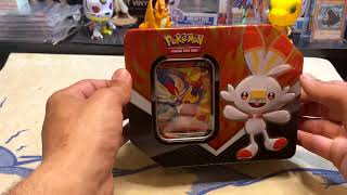 Opening Cinderace V Pokémon Tin + Giveaway