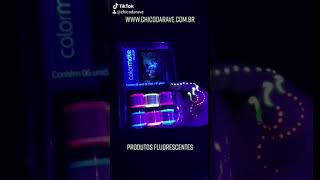 Maquiagem neon/fluorescente Yur Colormake 6 cores - Chico da Rave