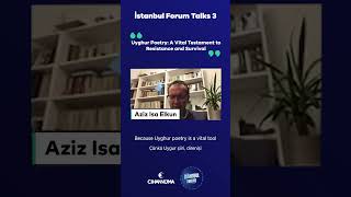 Istanbul Forum Talks 3 was held online with Uyghur Poet / Academician Aziz İsa Elkun.