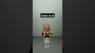 Chikri bi bi song #trend #roblox #youtubeshort #shorts #robloxedit #brookhaven #dance #cute #avater