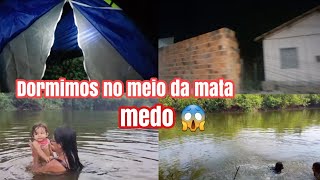 ACAMPAMOS NA BEIRA DO RIO|| PERIGOS DA NOITE 😱