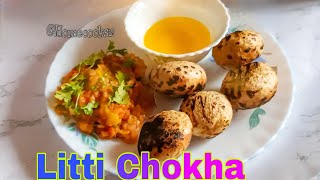 Litti Chokha Recipe Bihari Style Litti Chokha Recipe Litti Chokha In Gas Flame