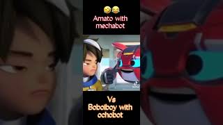 Amato with Mechabot vs Boboiboy with Ochobot 🤣😂