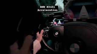 BMW M340i Beast Acceleration!  #BMW #Car #luxury #SportsCar #M340i #tesla #mercedes #Porche