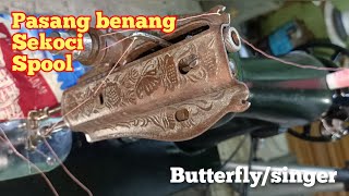 cara mengoperasikan mesin jahit butterfly