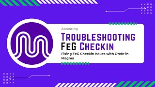 Fixing FeG/AGW Checkin Issues with Orc8r in Magma