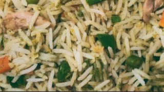 GREEN CHICKEN FRIED RICE I malayalam I