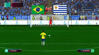 Brazil vs Uruguay - Copa America 2024 | Penaltyshootout | FIFA 23 Gameplay