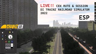 LIVE!! CEK RUTE DAN SESI KLB BEKASI - CITAYAM TRAINZ SIMULATOR INDONESIA